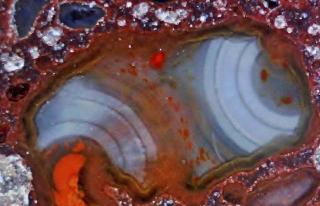 Microaufnahme von Porphyrkugel