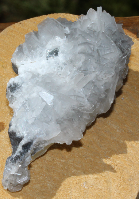 49g Newly discovered natural calcite + Green FLUORITE.png