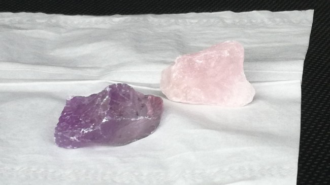 Amethyst &amp; Rosenquarz