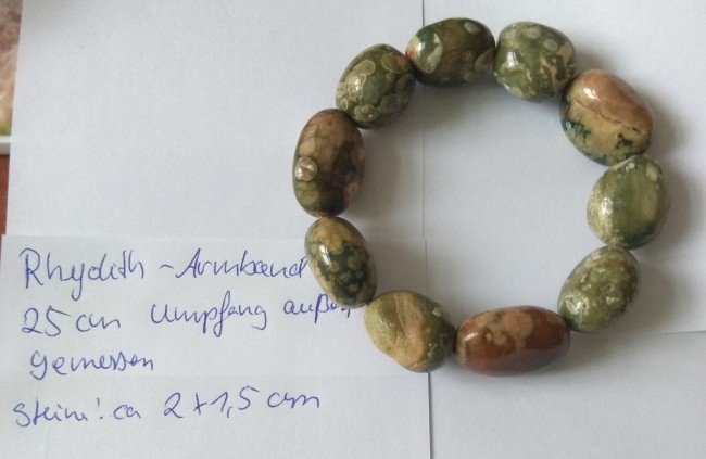 Nr. 110	Rhyolith-Armband