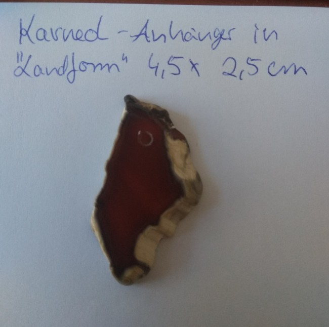 Karneol in länderform bild 2 - Nr. 141