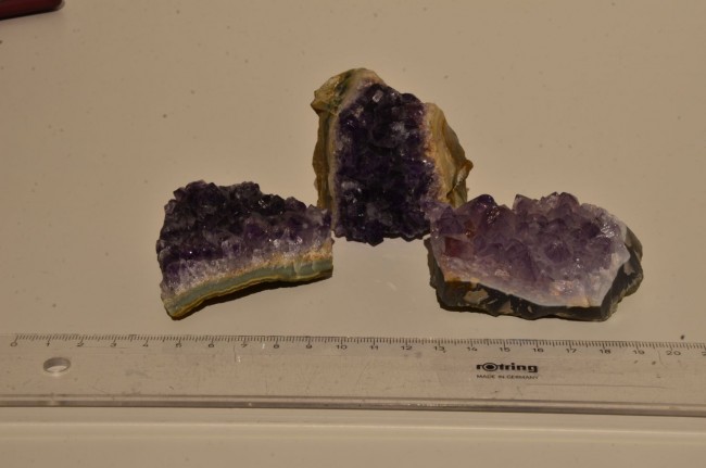 Dreierset Amethyst