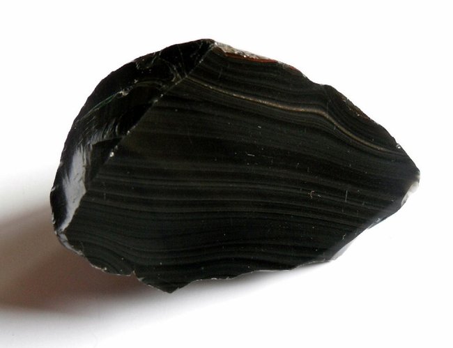 Obsidian Anschliff
