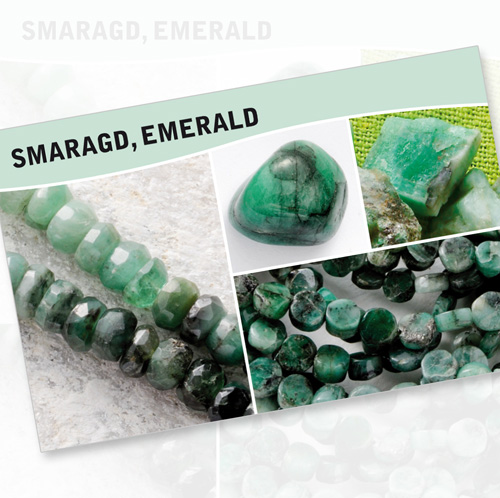 Smaragd Emerald Steine Karte : Edelstein Karten