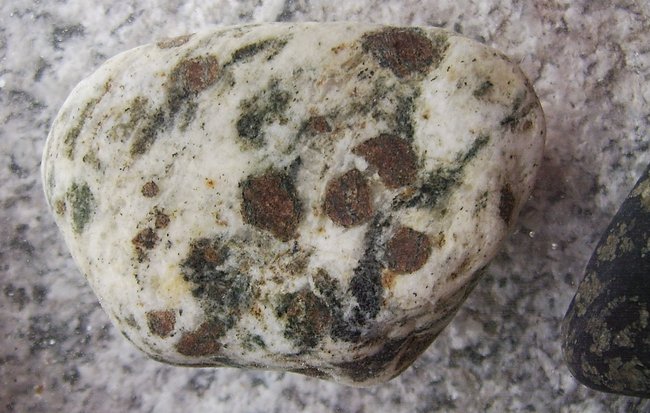 kieselsteine aus dem alpenvorland : Heimische Steine, Mineralien Eigenfunde